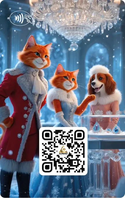 Gato y Perro en Navidad