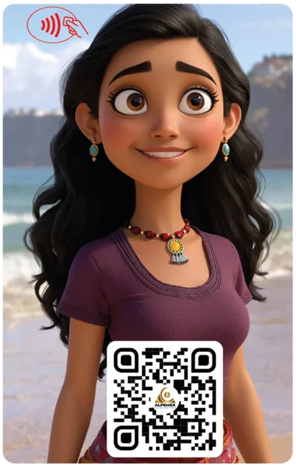 Mujer Peruana en La Playa